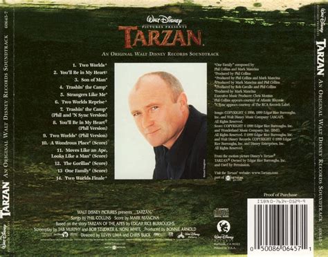 phil collins disney songs|Tarzan (Original Motion Picture Soundtrack) .